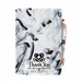 A Thoughtful Hospital Staff Appreciation Gift-Gloss Marble Notebook with Pen