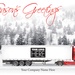 On the Road Transportation Holiday Logo Cards