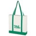 Imprinted Non-Woven Tote Bags with Trim Colors