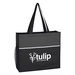 Non-Woven Wave Design Custom Tote Bags