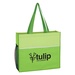 Non-Woven Wave Design Custom Tote Bags