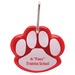 Paw Shaped Reflective Logo Collar Tags