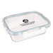 Personalized Square Glass Food Containers