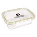 Personalized Square Glass Food Containers