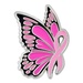 Pink Ribbon Butterfly Lapel Pin