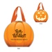 Reflective Halloween Pumpkin Personalized Tote Bags