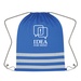 Reflective Safety Drawstring Bag with Custom Imprint