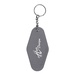 Retro Motel Style Key Rings with Imprint