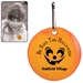 Round Reflective Zipper Pull