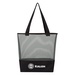 Sheer Mesh Pinstripe Custom Tote Bags