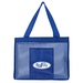 Sheer Striped Promotional Tote Bags