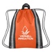 Small Reflective Logo Drawstring Backpacks
