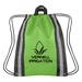 Small Reflective Logo Drawstring Backpacks