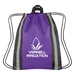 Small Reflective Logo Drawstring Backpacks