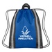 Small Reflective Logo Drawstring Backpacks