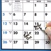 Span-A-Year Calendar (Laminated with Marker) - 2027