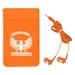 Stretch Phone Customized Card Sleeve with Ear Buds