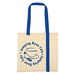 Striped Economy Canvas Promotional Tote