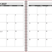 Leatherette Analyst Tabbed Monthly Planner