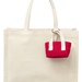 Mini Recycled Cotton Tote Bag with Charm