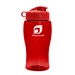 18 oz. Personalized Transparent Bottles With Flip Lid