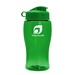 18 oz. Personalized Transparent Bottles With Flip Lid