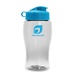 18 oz. Personalized Transparent Bottles With Flip Lid