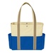 Tri-Color Pockets Promotional Tote Bags