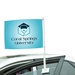 DisplaySplash Car Flag - Double Sided
