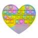 Push Pop Bubble Heart Shape Fidget Sensory Toy
