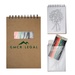Notebook With Colored Pencils