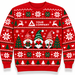 Ugly Sweater UPF 30+ Fully Sublimated Crewneck Sweatshirt