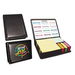 Leatherette Flip-Top Calendar Box with Sticky Sheets