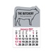 2-Color Stick Up Grid, English (14-Month) Bull - 2027