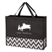 Zigzag Non-Woven Custom Tote Bags