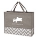 Zigzag Non-Woven Custom Tote Bags