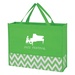 Zigzag Non-Woven Custom Tote Bags