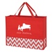 Zigzag Non-Woven Custom Tote Bags