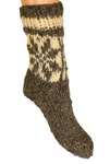 Adult Highlander Wool Socks - Edelweiss, Gray