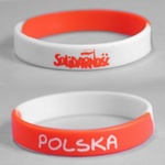 Adult's Rubber Bracelet - Solidarnosc & Polska