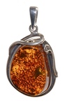 Amber Pendant Necklace # 20