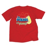 Be Polish Eat Pierogi Cotton Red T-Shirt