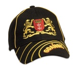 Black Baseball Cap - GDANSK City Arms