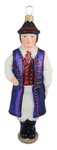 Blown-Glass Ornament - Kaszub, Kashubian Male 5.5 inch