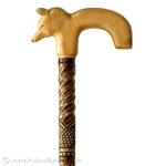Carved Walking Stick - Fox