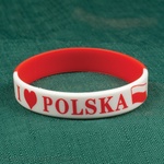 Child's Rubber Bracelet - I Love PL