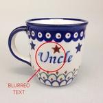 Clearance Polish Pottery 12oz Mug - WUJEK, UNCLE