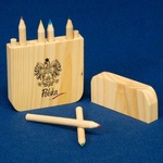 Colored Pencils - Set of 6 in a Wooden Box