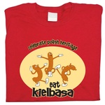 Eat Kielbasa - Adult T-Shirt