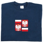 Flag & Shield of Poland - Adult Long Sleeve Tee